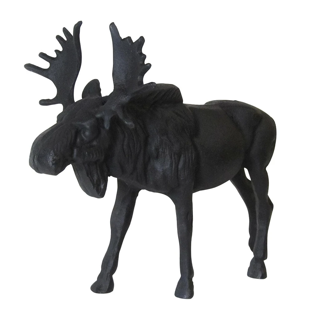 Canadiana Black Moose Statue