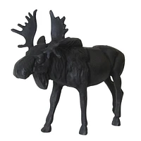 Canadiana Black Moose Statue