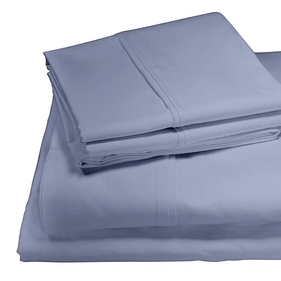 Springmaid 600-Thread Count Cotton Sheet Set, Queen and King