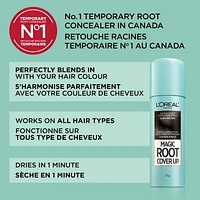 L'Oréal Paris Magic Root Cover Up, Temporary Hair Dye, 100% Grey Coverage, 1un