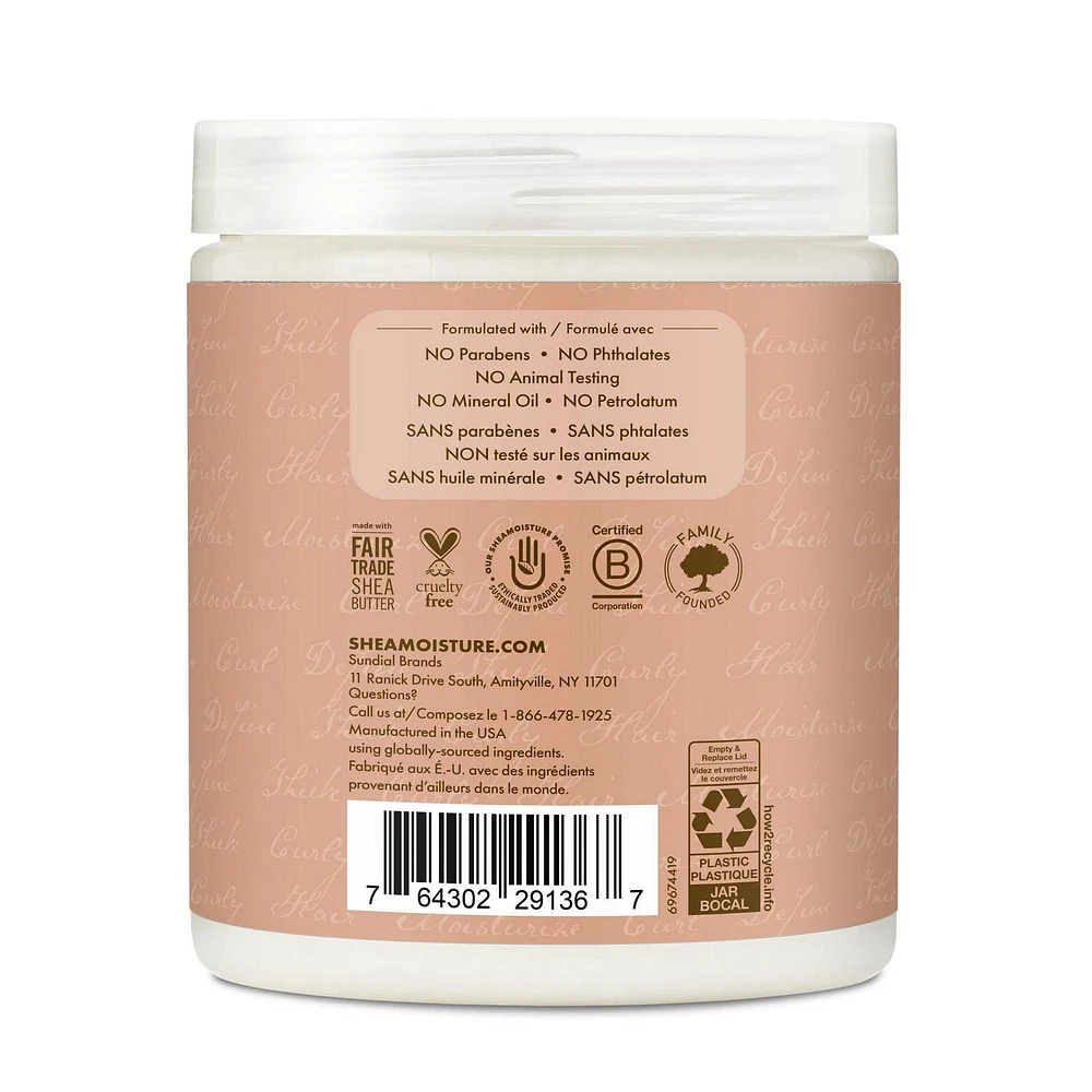 SheaMoisture Coconut & Hibiscus with Silk Protein & Neem Oil Curl-Enhancing Smoothie, 567g Smoothie