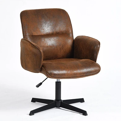 Homycasa Desk Chair Upholstery Home Office Chair for Study Room Student, Beige Bouclé Fabric