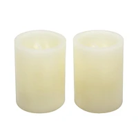 Mainstay 2PK LED Wax Votive Candles