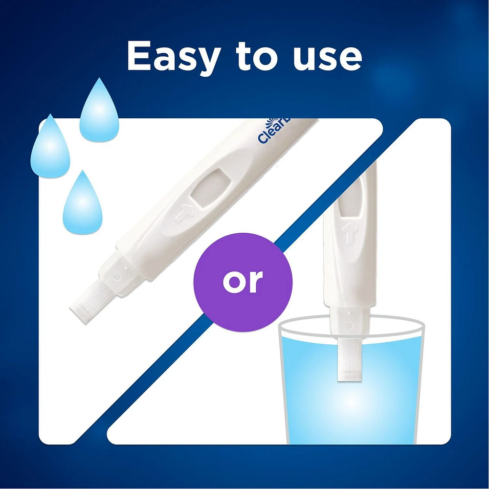 Clearblue Easy Ovulation Test Kit, Home Ovulation Test Sticks, 10 Tests, 10CT