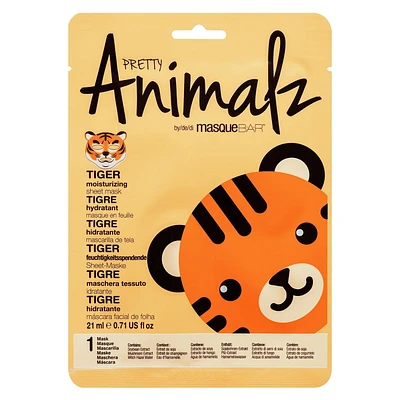 Pretty Animalz Tiger Sheet Mask, Pretty Animalz Nourishing Tiger Mask