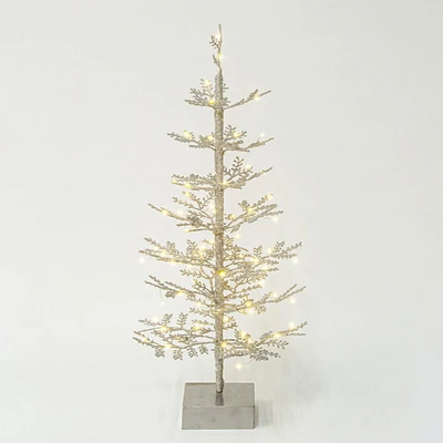 HOLIDAY TIME SLV GLITTER TREE