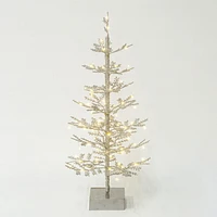 HOLIDAY TIME SLV GLITTER TREE