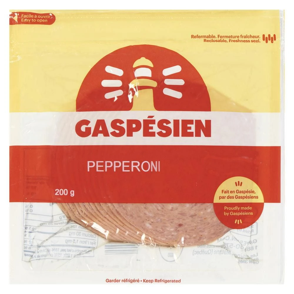 Gaspesien Sliced Pepperoni 200g