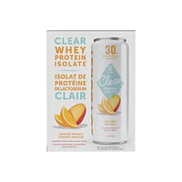 Joyburst Clear Protein Isolate Drink, Orange Mango, 4 x 355mL