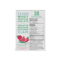 Joyburst Clear Protein Isolate Drink, Strawberry Watermelon, 4 x 355mL