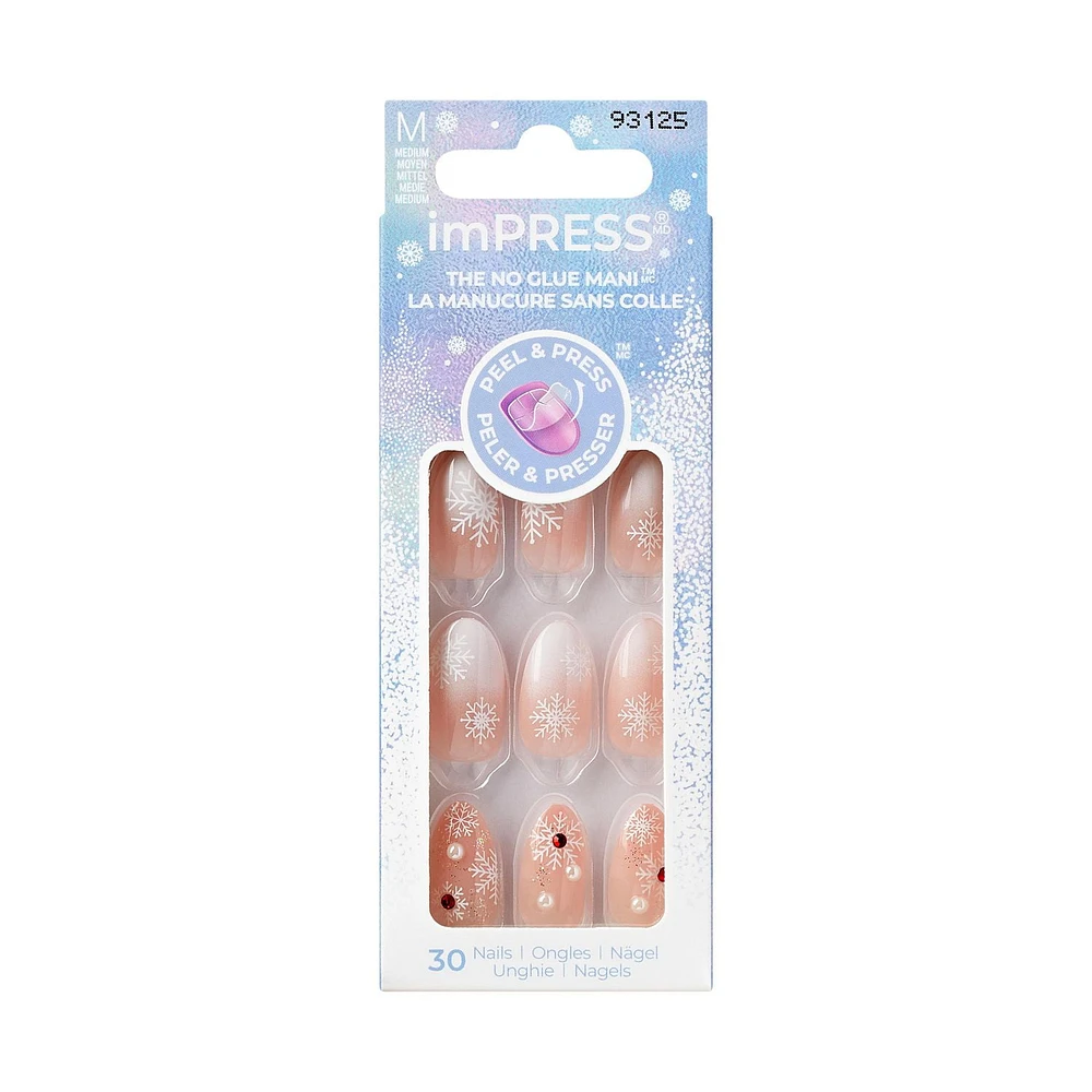 imPRESS Holiday Press-On Nails - Medium Length - Coffin Shape - 30 Ct., imPRESS Holiday