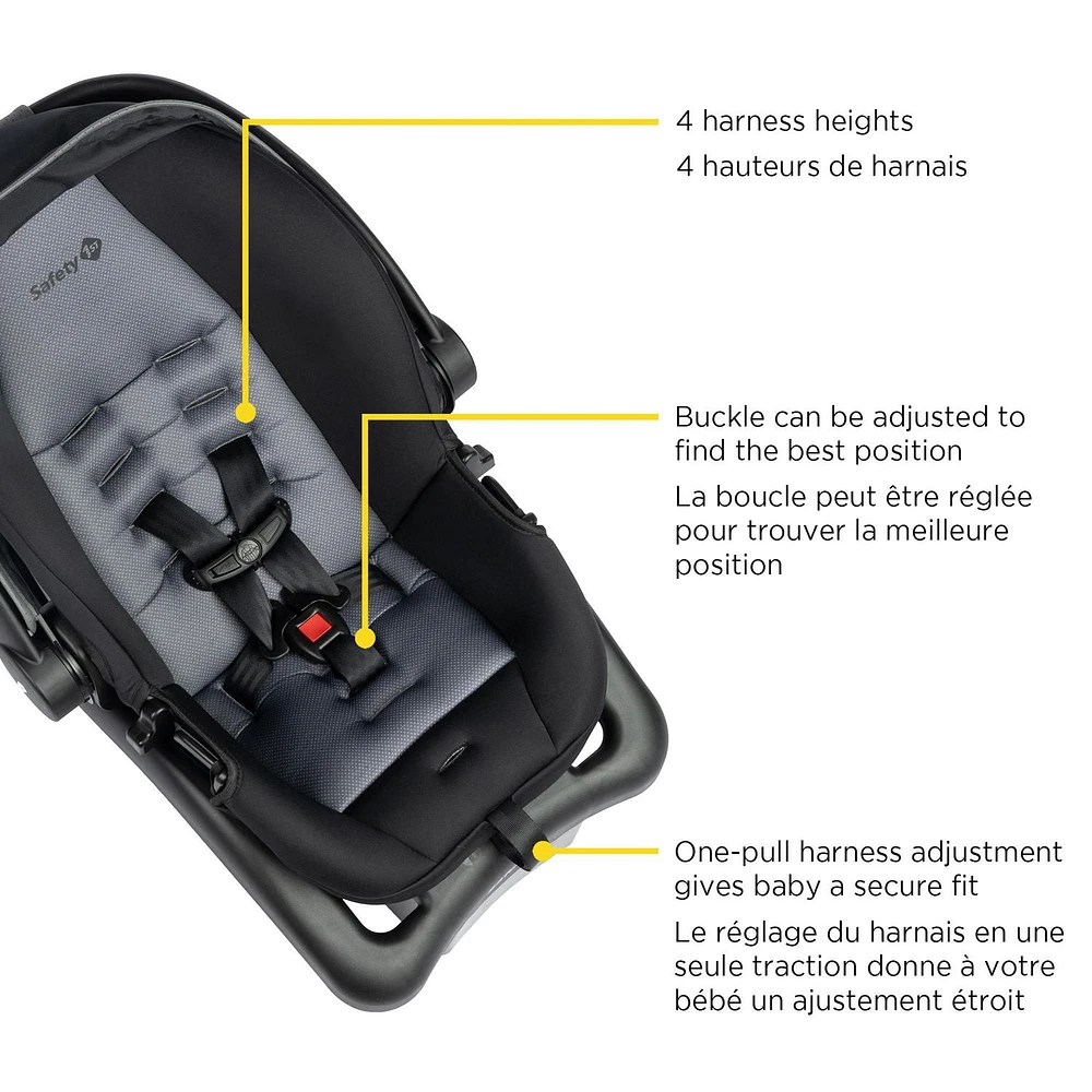 Siège d’auto pour bébé onBoard™ FLX de Safety 1st