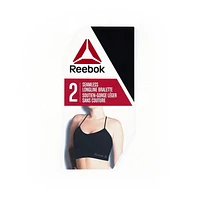 Paq. de 2 bustiers longs sans coutures Reebok pour dames
