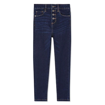 Pantalon de denim moulant taille haute George pour filles Tailles 4-16