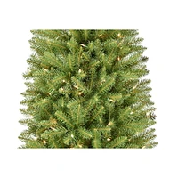 Puleo 7ft Pre-lit Slim Keyport Spruce Tree