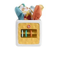 Fisher-Price Tissue Fun Activity Cube Baby Sensory Crinkle Toys for Newborns, Unisex, Ages 3M+