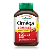 Jamieson Omega Complete Extra Strength Super Krill Oil 500 mg Softgels, 100 softgels