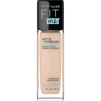 Maybelline New York Fit Me®, Matte + Poreless Liquid Foundation