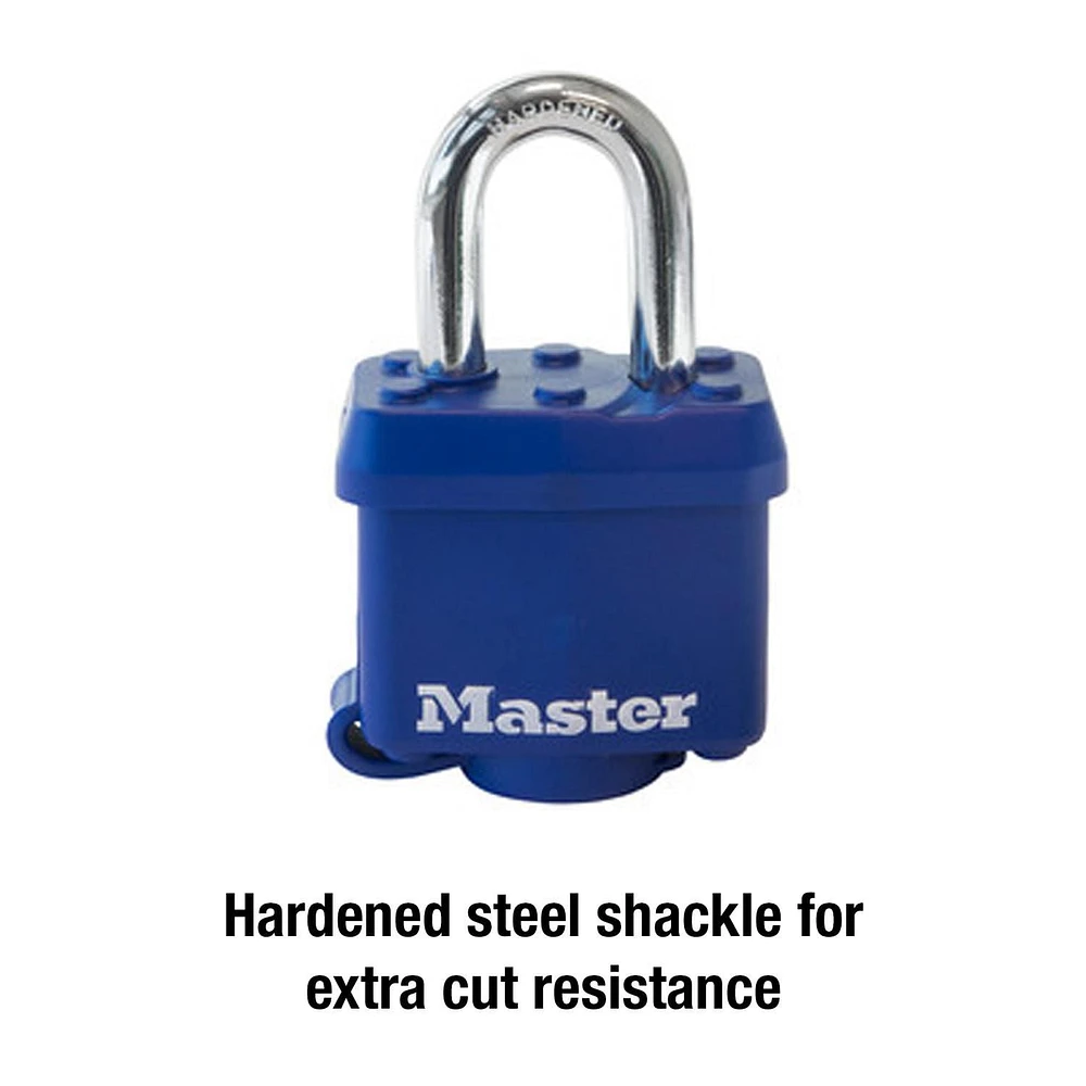 Master Lock  Weatherable Laminated Padlock, 312D   1-9/16"