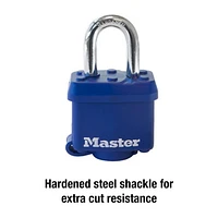 Master Lock  Weatherable Laminated Padlock, 312D   1-9/16"