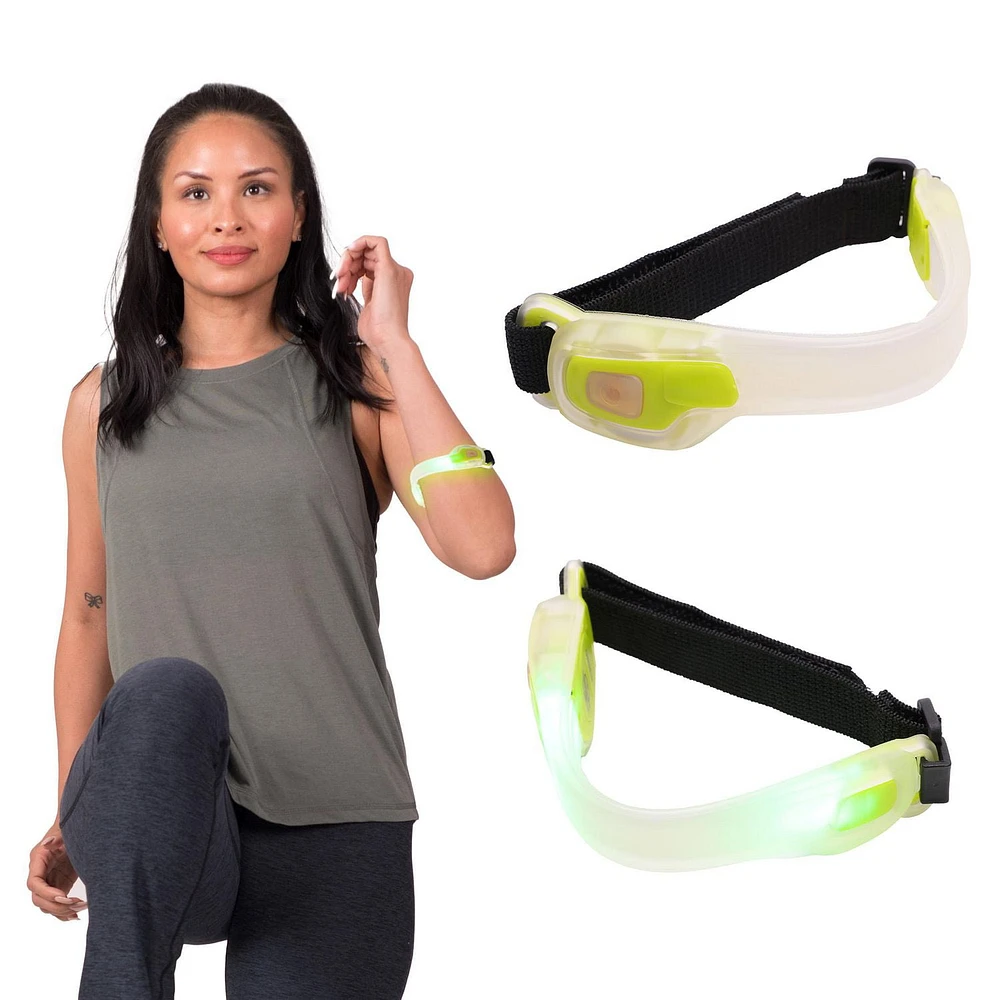 GoZone LED Light Strap – White/Green/Black