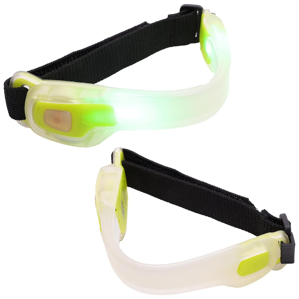 GoZone LED Light Strap – White/Green/Black