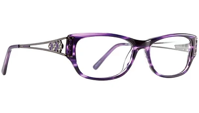 Monture de lunettes IC5800 d'Image Café pour femmes en pourpre