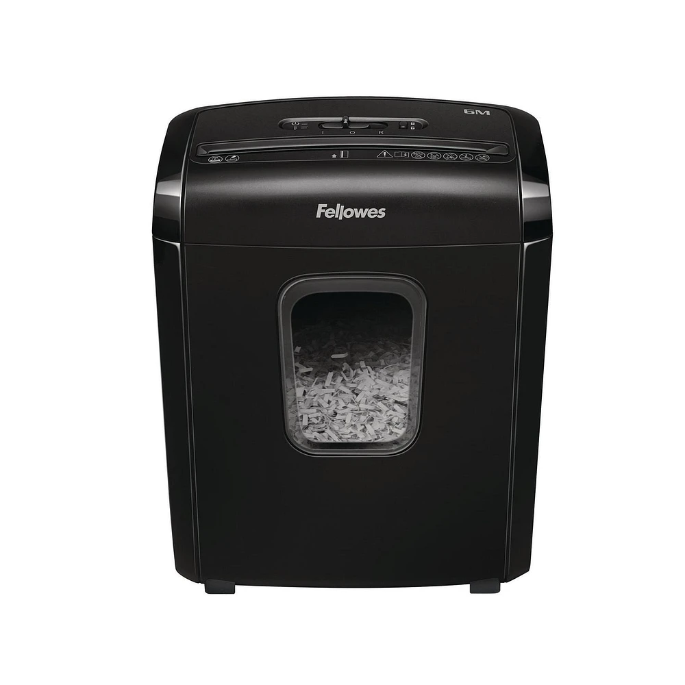 Microshred 6M Micro-Cut Shredder - Black