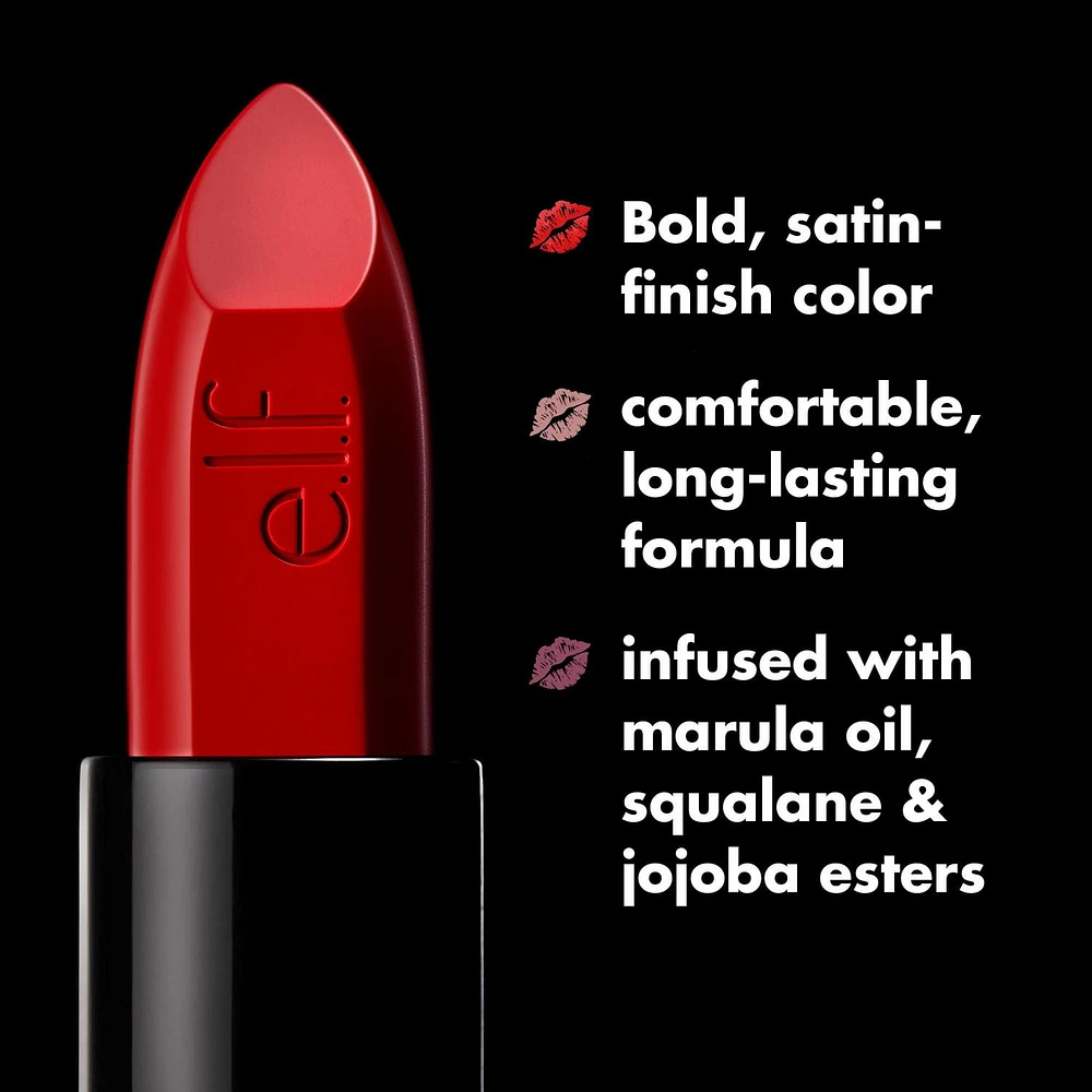 e.l.f. Cosmetics O Face Rouge à lèvres satin Richement pigment