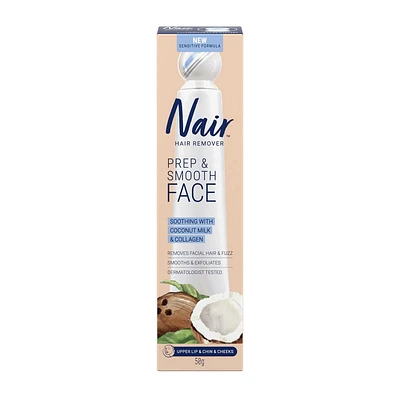 Crème dépilatoire Nair Prépare et lisse visage 50 grammes