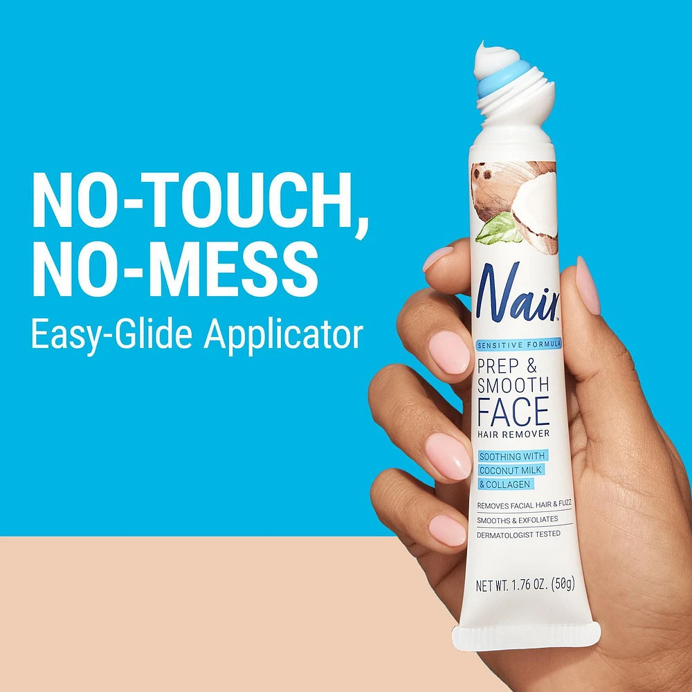 Crème dépilatoire Nair Prépare et lisse visage 50 grammes