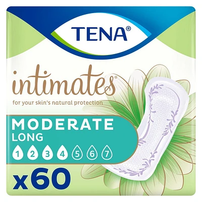 TENA Intimates Moderate Long Pad, 60 Count, 60 Count