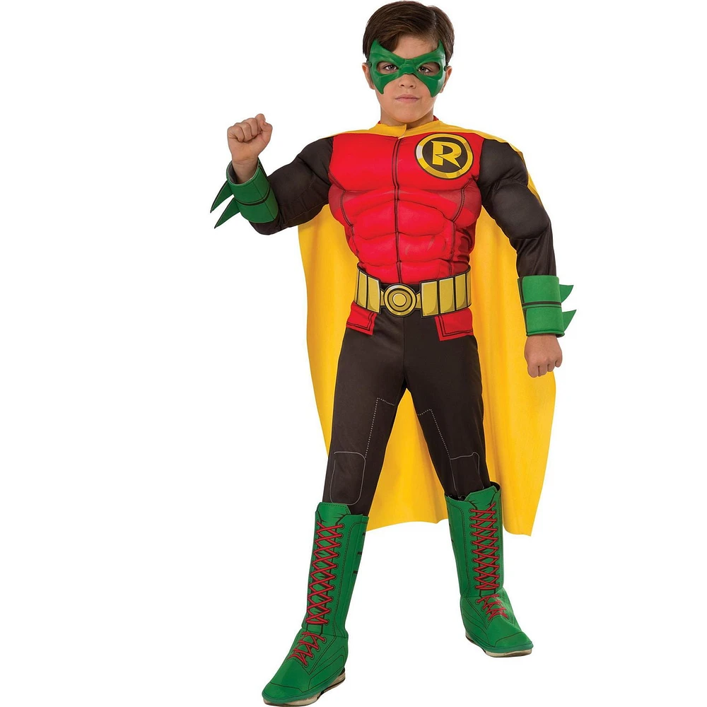 DC Comics Deluxe Muscle Robin Boy's Costume