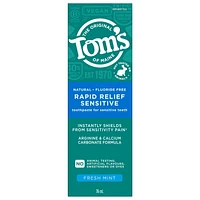 Dentifrice naturel Soulagement rapide de la sensibilité Menthe fraîche