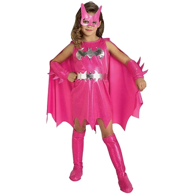 DC Comics Pink Batgirl Girl's Costume