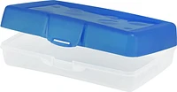 Storex Pencil Case/ Opaque Blue (12 units/pack)