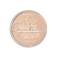 Rimmel Stay Matte Pressed Powder, lightweight, creamy texture, high coverage, long-lasting shine control for up to 5H,100% Cruelty-Free