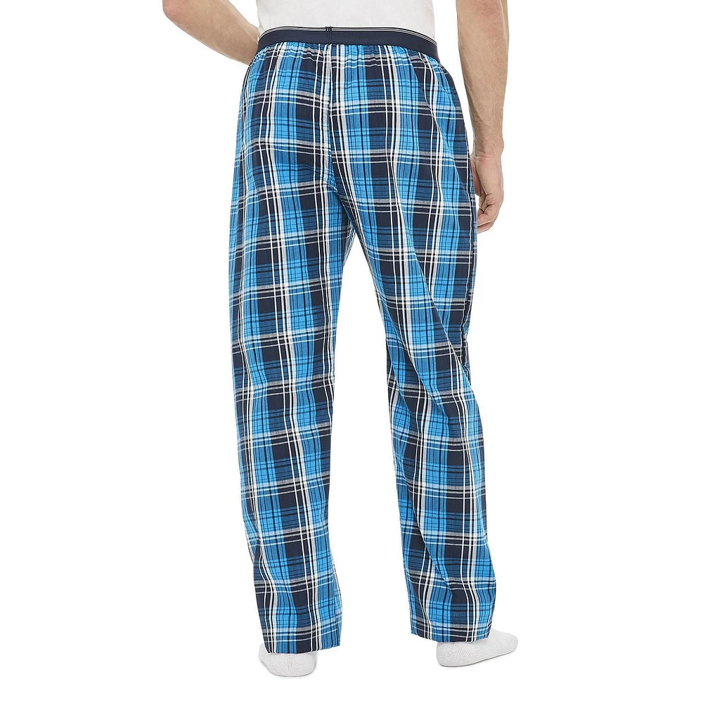 Pantalon de nuit en popeline George pour hommes Tailles P-2XL