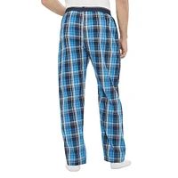 Pantalon de nuit en popeline George pour hommes Tailles P-2XL