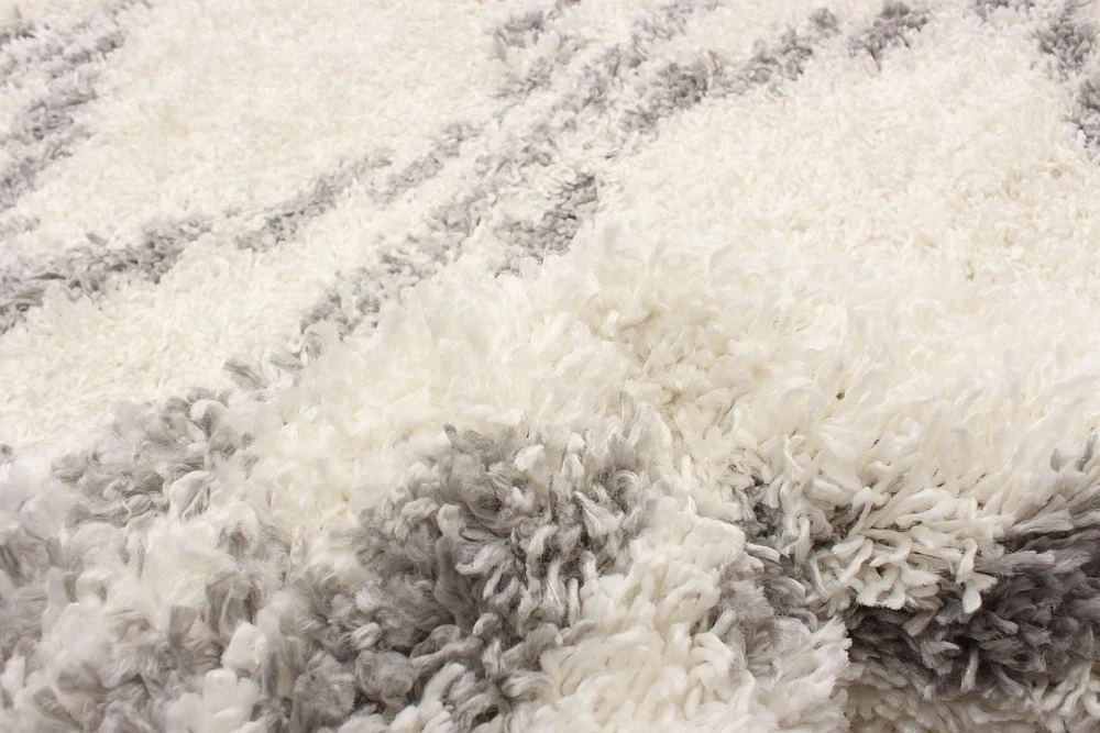 ECARPET Super Soft for Living Room & Bedroom Grammercy Liv Cream Shag