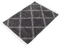 ECARPET Super Soft for Living Room & Bedroom Grammercy Stark Dark Grey Shag