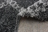 ECARPET Super Soft for Living Room & Bedroom Grammercy Stark Dark Grey Shag