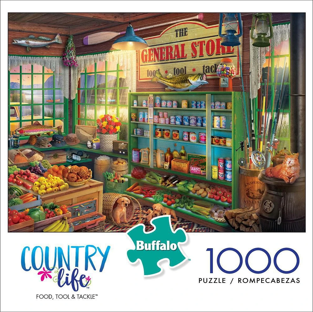 Buffalo Games Country Life Food, Tool and Tackle 1000 Piece Jigsaw Puzzle