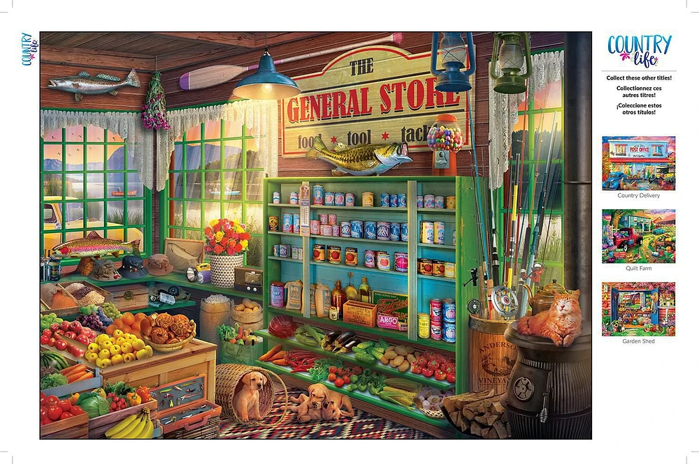 Buffalo Games Country Life Food, Tool and Tackle 1000 Piece Jigsaw Puzzle