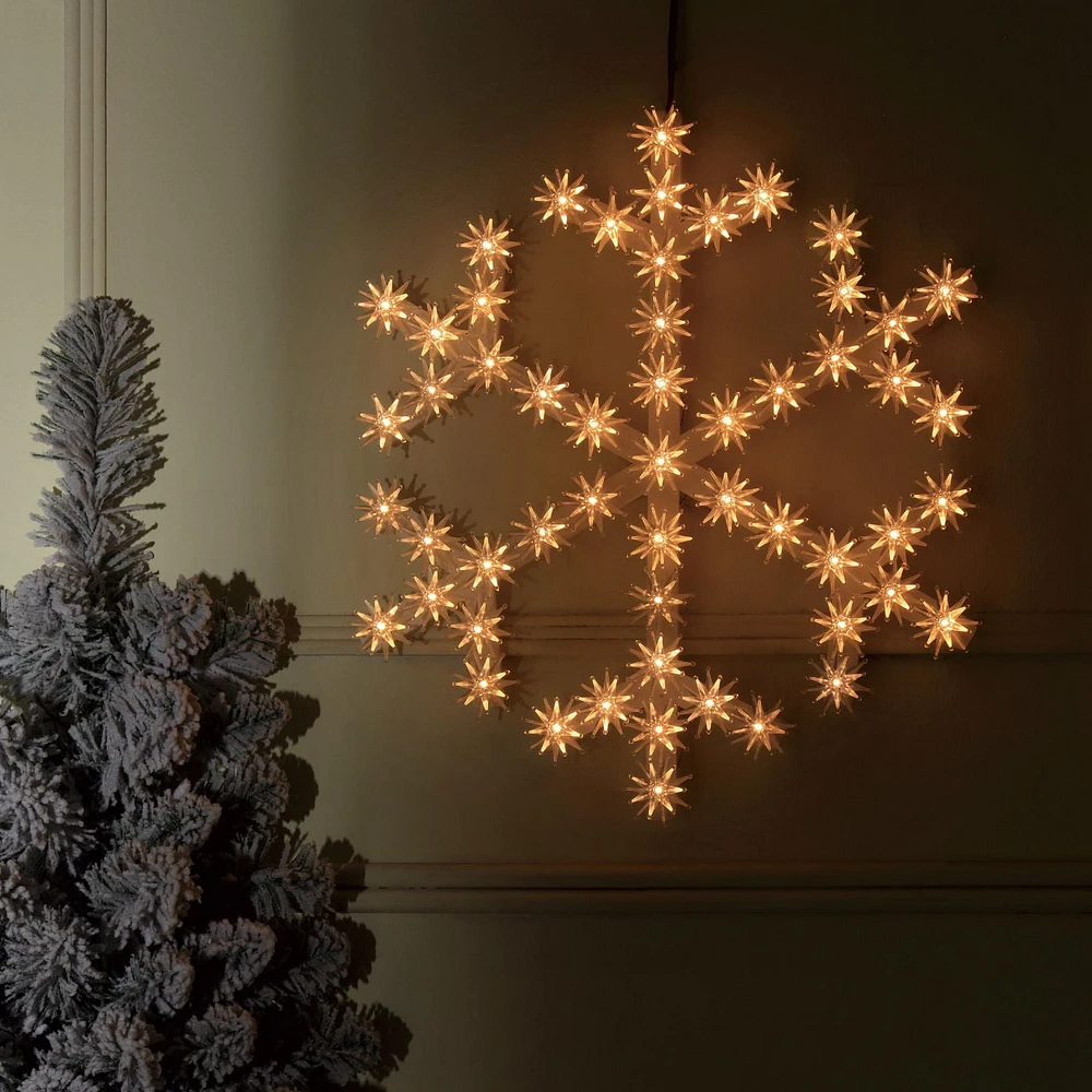 HOLIDAY TIME LIGHTED SNOWFLAKE