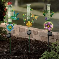 Hometrends Solar Rain Flower