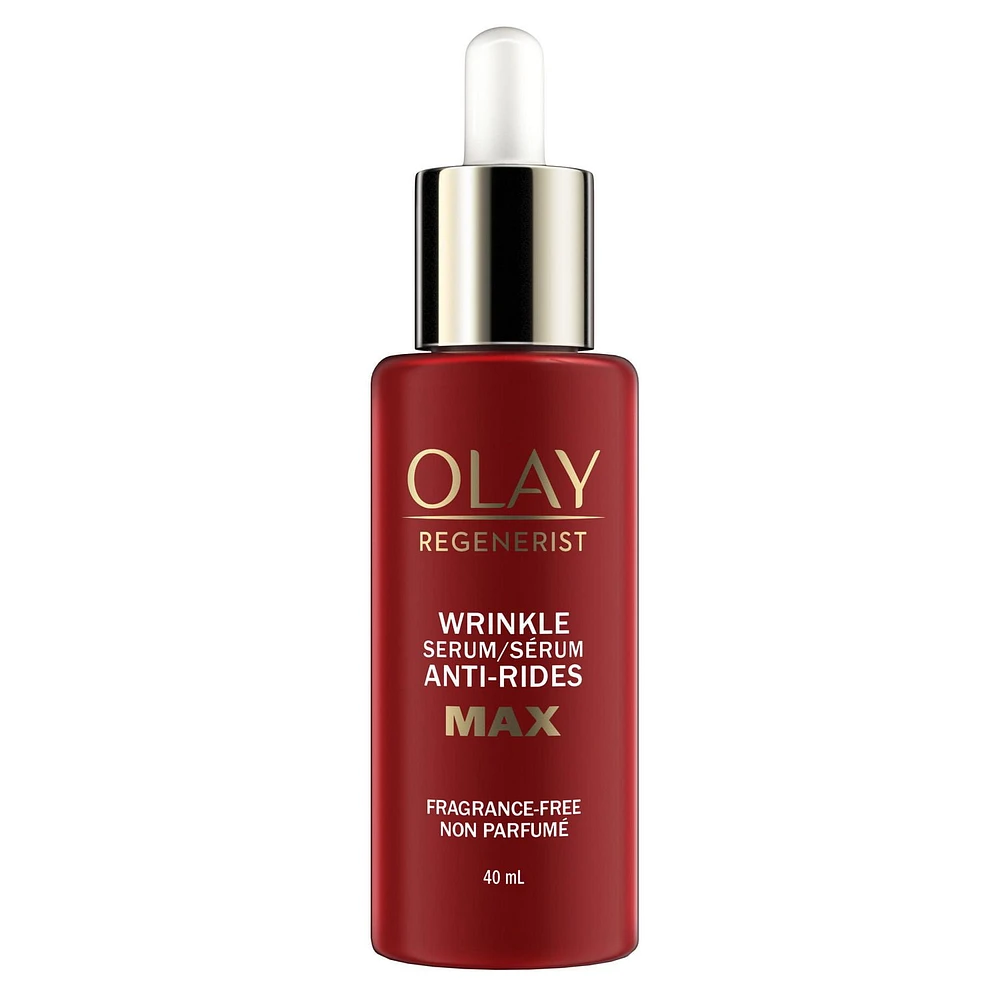 Olay Regenerist MAX Wrinkle Serum with Peptides, 40 mL