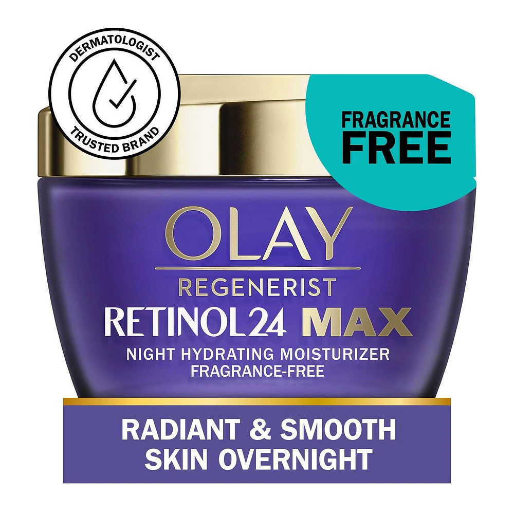 Olay Regenerist Retinol 24 MAX Night Face Moisturizer, 50 mL