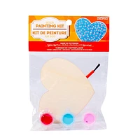 Wooden Heart Painting Kit by Horizon Group USA