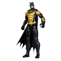 Batman 12-inch Attack Tech Batman Action Figure (Black Suit), Kids Toys for Boys and Girls Ages 3 and up